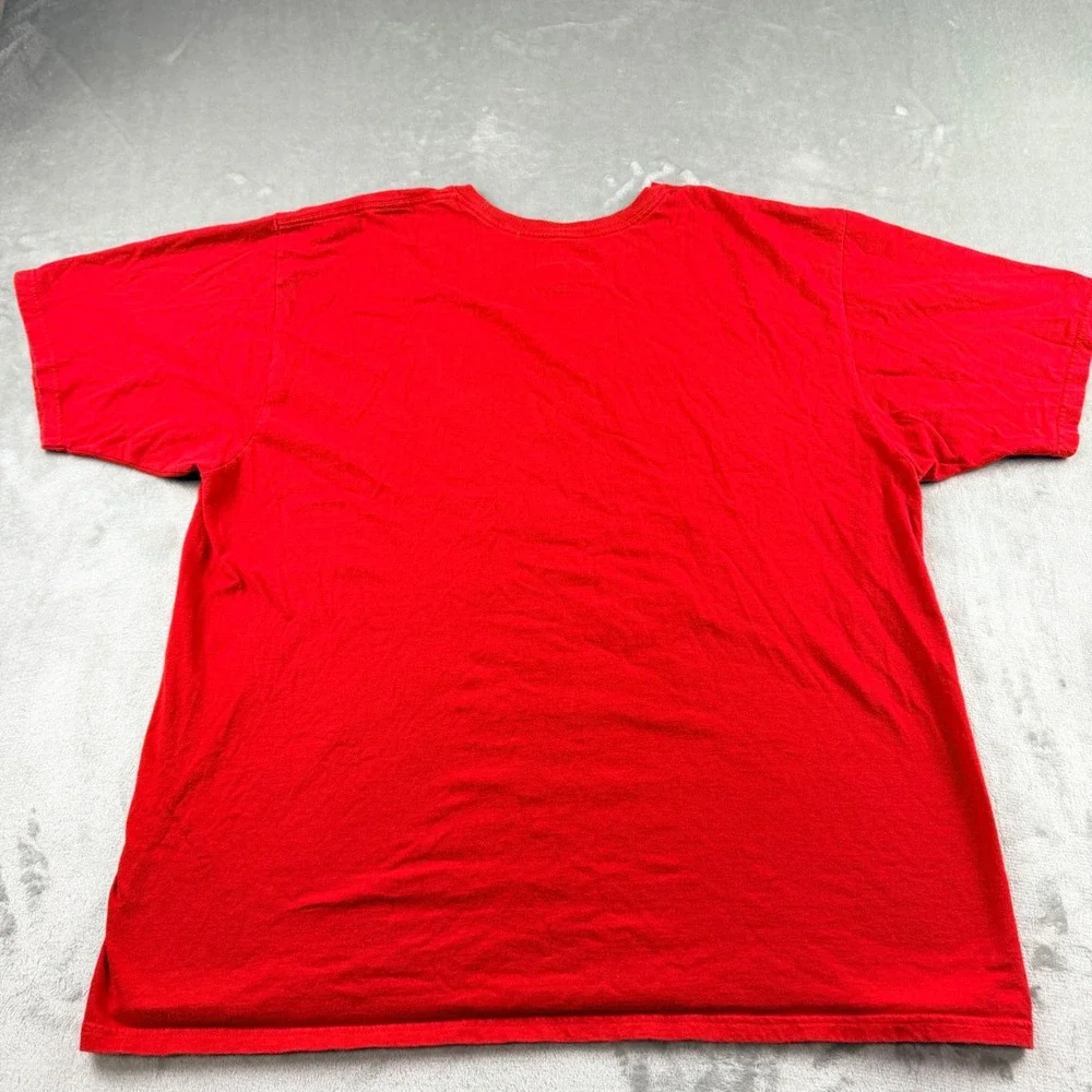 Adidas Men's 2X Red Fast Ain't Fair Graphic Tee The Go-To Tee Short Sleeve Shirt